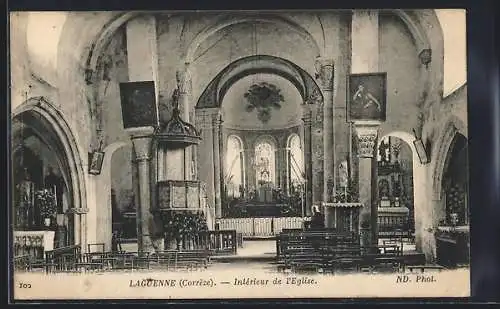 AK Laguenne, Intérieur de l`Église