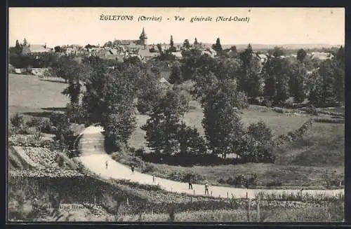 AK Égletons, Vue générale (Nord-Ouest)