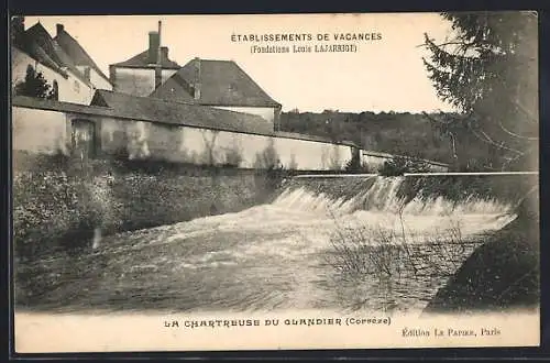 AK Glandier, La Chartreuse du Glandier et cascade pittoresque