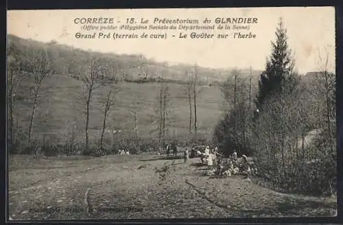 AK Glandier, Grand Pré (terrain de cure), Le Goûter sur l`herbe