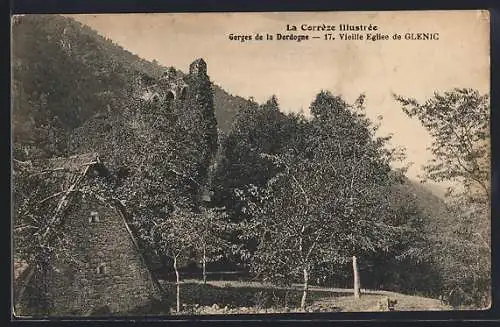 AK Glénic, Vieille Église dans les gorges de la Dordogne