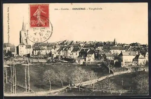 AK Donzenac, Vue générale du village