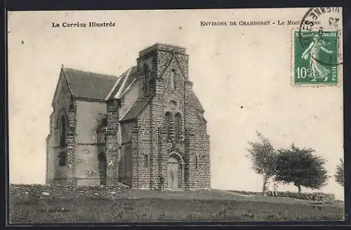 AK Chamberet, Le Mont-Gargan et son église pittoresque