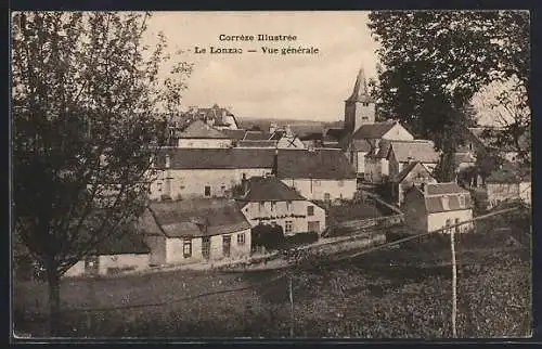 AK Le Lonzac, Vue générale du village