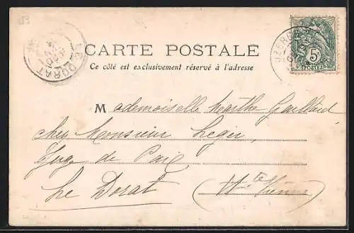 AK Uzerche, Vue générale prise de Sainte-Eulalie