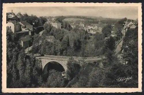 AK Treignac, Le Pont Finot et Route de Chamberet