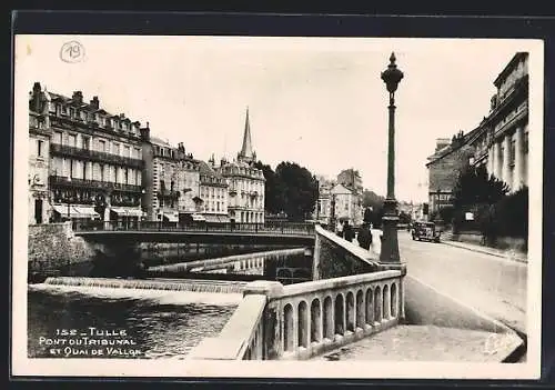 AK Tulle, Pont du Tribunal et Quai de Vallou