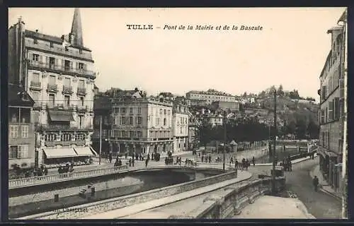 AK Tulle, Pont de la Mairie et de la Bascule