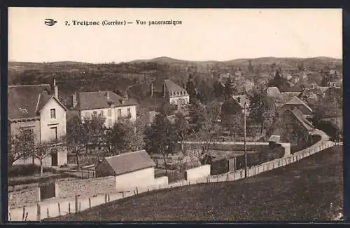 AK Treignac, Vue panoramique