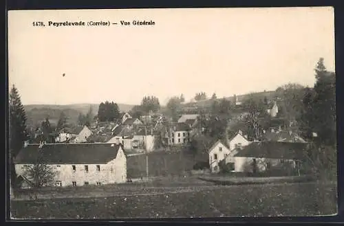 AK Peyrelevade, Vue générale du village en Corrèze