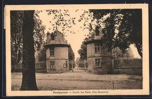 AK Pompadour, Entrée des Haras (Puy Marmont)