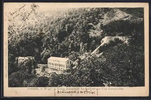 AK Corrèze, Usine électrique du Saillant, Vue d`ensemble