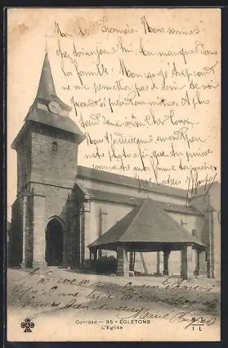 AK Égletons, L`église et son parvis