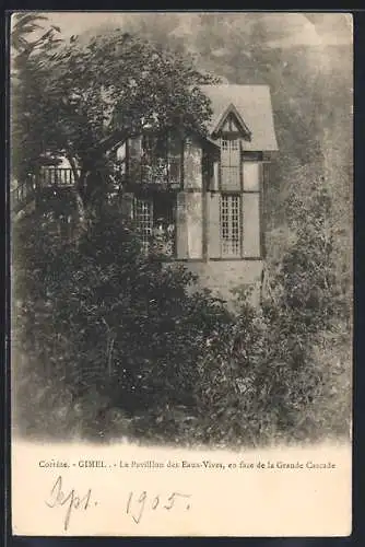 AK Gimel, Le Pavillon des Eaux-Vives, en face de la Grande Cascade