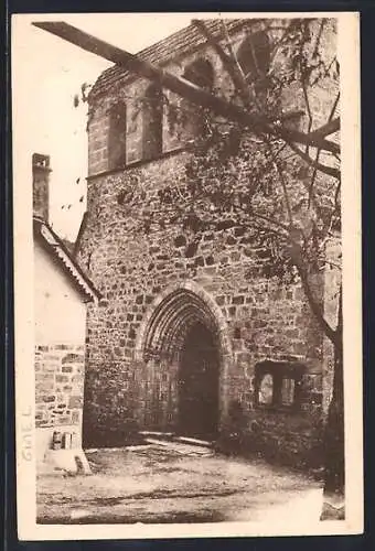 AK Gimel, Vue de l`entrée de l`église ancienne