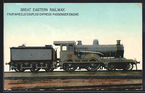 AK Great Eastern Railway Four Wheels Coupled Express Passenger Engine no. 1813