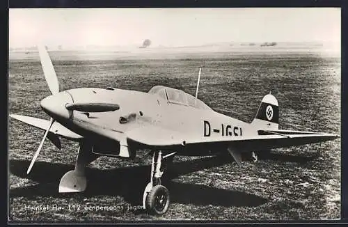 AK Flugzeug, Heinkel He- 112 eenpersoons jager