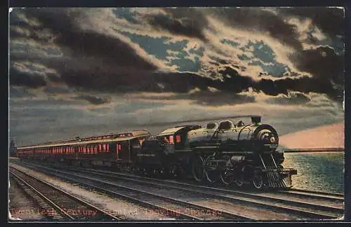 AK Twentieth Century Limited Leaving Chicago