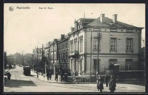 AK Charleroi, Marcinelle, Rue St. Roch