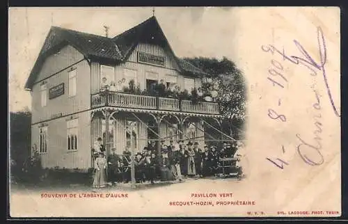 AK Gozée, Abbaye d`Aulne, Pavillon Vert Becquet-Hozin, Propriétaire