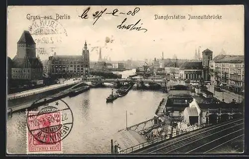 AK Berlin, Dampferstation Jannowitzbrücke