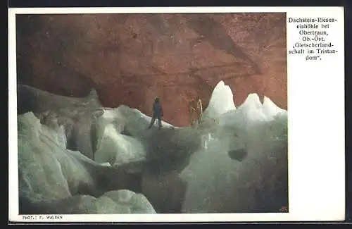 AK Obertraun, Dachstein-Mammut-Höhle, Gletscherlandschaft im Tristandom