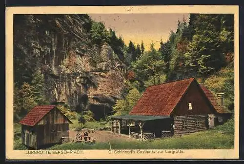 AK Semriach, Lurgrotte, Schinnerl`s Gasthaus zur Lurgrotte