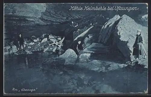 AK Uftrungen, Heimkehle, Grösste Höhle Deutschlands, Am Seeauge