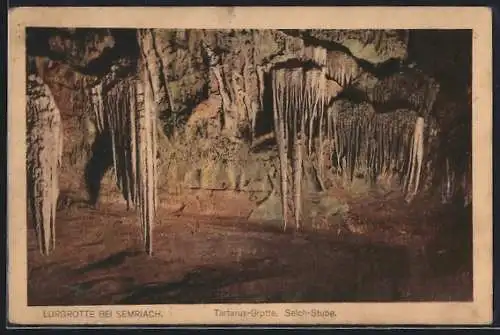 AK Semriach, Lurgrotte, Tartarus-Grotte, Seichstube