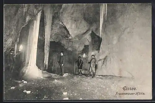 AK Eissee, Die Frauenmauer-Höhle