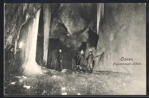 AK Eissee, Die Frauenmauer-Höhle