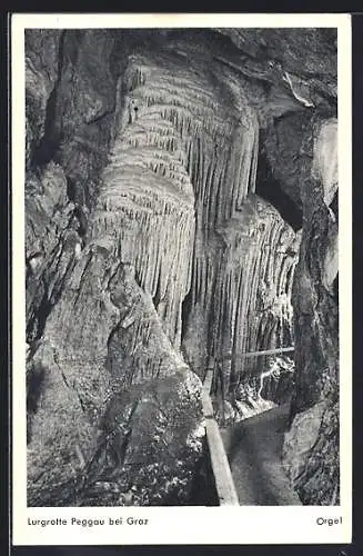 AK Graz, Orgel in der Lurgrotte Peggau