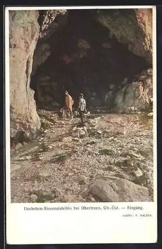 AK Dachstein-Rieseneishöhle bei Obertraun, Eingang