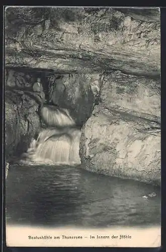 AK Beatushöhlen am Thunersee, Im Inneren der Höhle