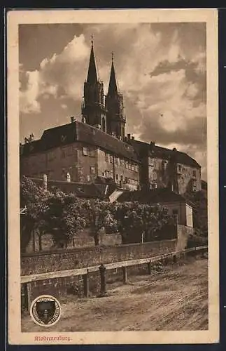 AK Klosterneuburg, Ortsansicht mit Stift, Deutscher Schulverein