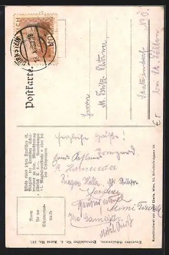 AK Deutscher Schulverein NR 137 E. Reckziegel: Ruine Dürnstein