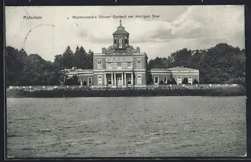 AK Potsdam, Marmorpalais / Neuer Garten am Heiligen See