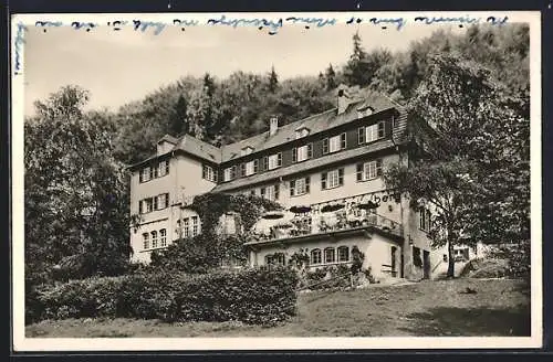 AK Traifelberg /Lichtenstein, Alb-Hotel Traifelberg