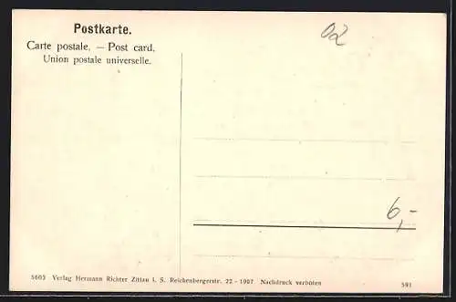 AK Herrnhut, Ortsansicht mit Umgebung aus der Vogelschau