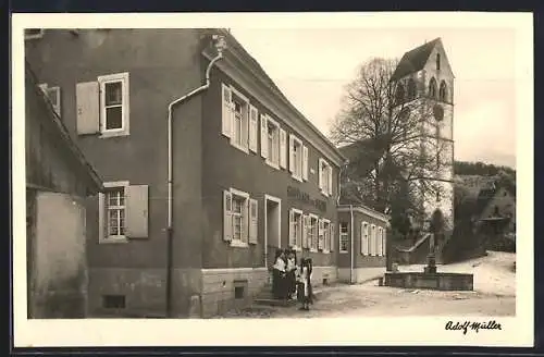 AK Britzingen, Gasthaus zur Krone