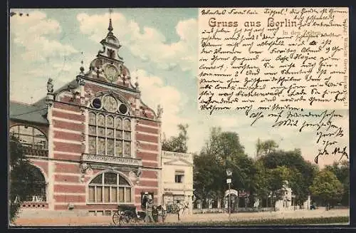 AK Berlin-Tiergarten, In den Zelten