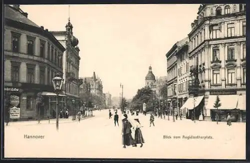 AK Hannover, Blick vom Aegidienthorplatz