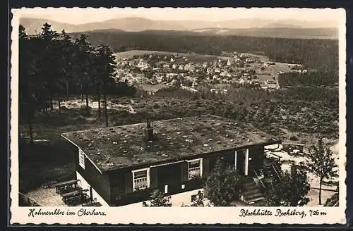 AK Hahnenklee im Oberharz, Blockhütte Bocksberg