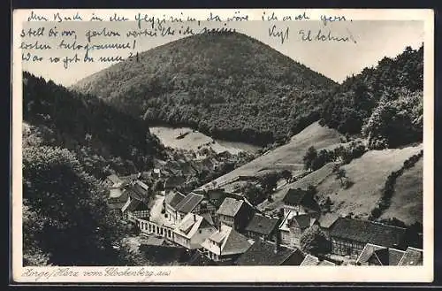 AK Zorge /Harz, Ansicht vom Glockenberg