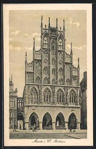 AK Münster i. W., Das Rathaus