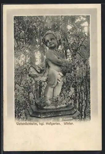 AK Veitshöchheim, Hofgarten, Winter