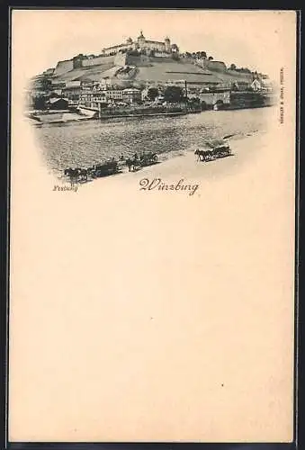 AK Würzburg, Festung mit Umgebung