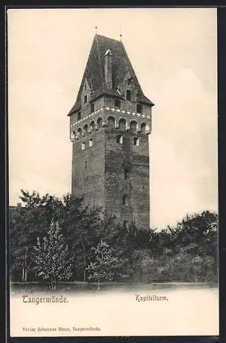 AK Tangermünde, Blick auf den Kapitelturm