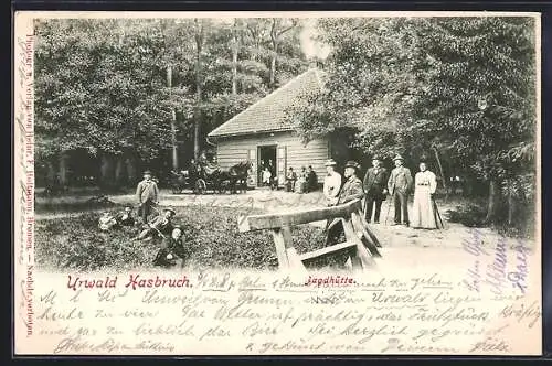 AK Hasbruch, Blick auf Gasthaus Jagdhütte