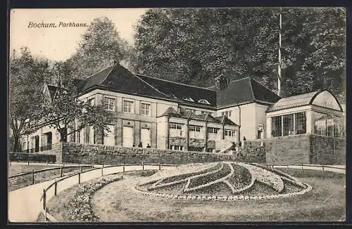 AK Bochum, Partie am Gasthof Parkhaus, Bes. Hermann Günther